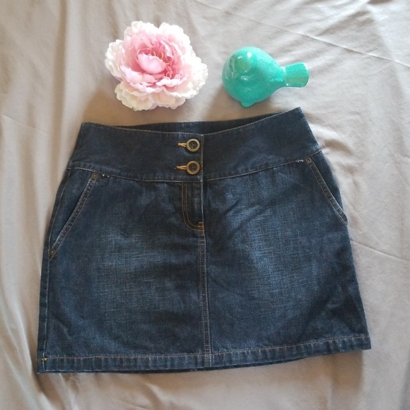 The Limited Dresses & Skirts - The Limited Jean Mini Skirt